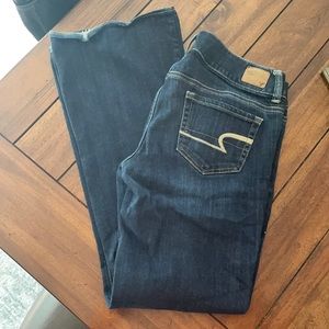 American eagle flare artist jeans , size 8 regular